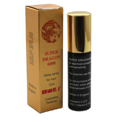 Schnelle verantwortliche Superdrache 6000 männlicher Desensitizer-Spray 10ml ernährungsmäßig